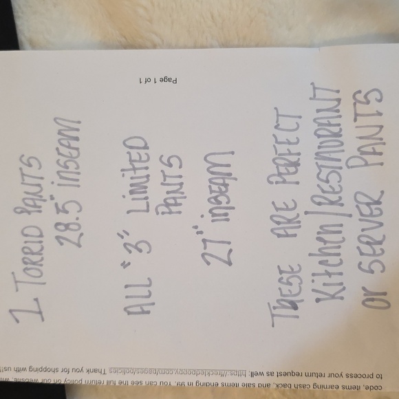 Lot Of 4 Limited Cassidy Black Boot Cut Pants Sz 14 Short. - Picture 14 of 14